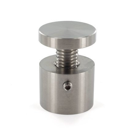 Outwater Round Standoffs, 3/4 in Bd L, Stainless Steel Plain, 1 in OD 3P1.56.00748